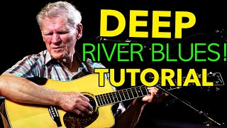 Deep River Blues Doc Watson Guitar Lesson  EASY step by step TUTORIAL [upl. by Ynohtnaeoj375]