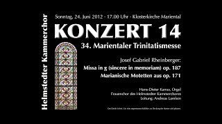 Josef Gabriel Rheinberger Missa in g op 187  KYRIE [upl. by Oine]