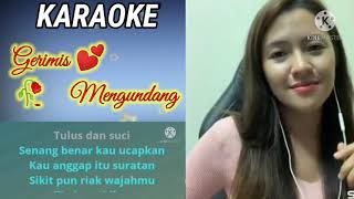 Gerimis Mengundang cover karaoke duet smule TERPOPULER ‼️‼️‼️ feat Baby Shima 💖💖 [upl. by Einnek862]