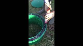 Septic tank riser installation [upl. by Therine]