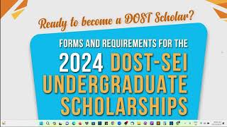 Part 1  How to Apply for the 2024 DOST SEI Undergraduate Scholarship [upl. by Bertha163]