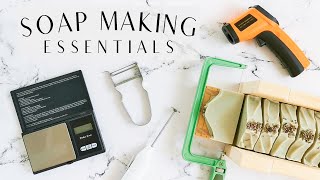 My TOP 10 favorite soap making tools and equipment [upl. by Teri]