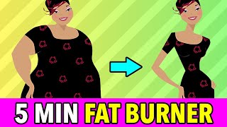 5 Minute FAT BURNER  Best Exercises To Melt Body Fat [upl. by Pascal]