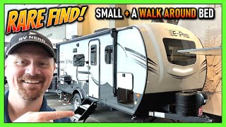 Walk AROUND bed in a Tiny Light RV 2024 Rockwood Geo Pro 20FBS Travel Trailer [upl. by Bergerac]