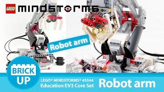 Robot arm  LEGO 45544 MINDSTORMS Education EV3 Core Set [upl. by Meredi]