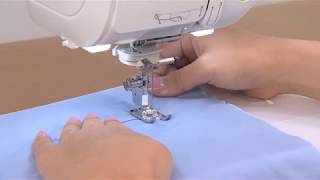 BrotherSupportSewing Basting stitch [upl. by Chadabe434]