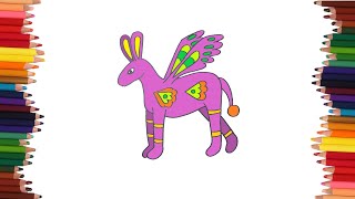 como dibujar un alebrije  Dibujos faciles [upl. by Akibma]