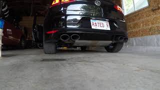 IE stage 2 Mk7 Golf R Exhaust sound [upl. by Nnewg852]