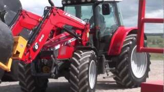 MF 5400 Mid HP Tractor with loader walkaround [upl. by Boice]