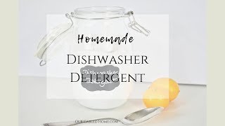 Homemade Dishwasher Detergent [upl. by Magnien286]