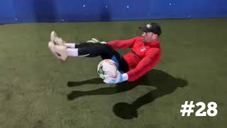 100  Goalkeeping solo drills and home workouts Part 1 [upl. by Annairda]