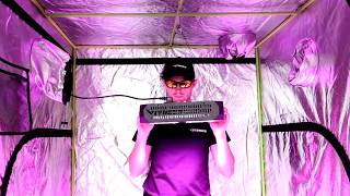 VIVOSUN  300W Full Spectrum Veg  Flower LED Grow Light Unboxing amp Installation [upl. by Esilehs296]