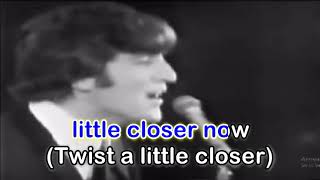 Twist And Shout  The Beatles Karaoke Version [upl. by Venus]