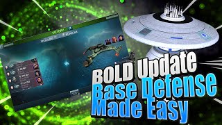 BOLD Base Defense  Fighting off bigger ships in Star Trek Fleet Command  Updating the strategy [upl. by Elleinaj264]