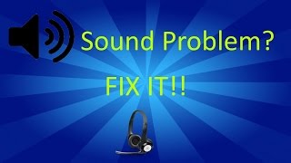 How To  Fix the Sound on the Logitech USB Headset [upl. by Fawn]