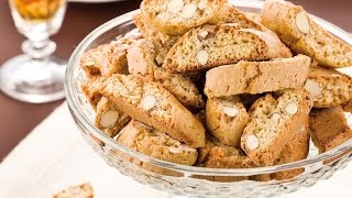 Cantuccini Almond biscuits [upl. by Elahcim]