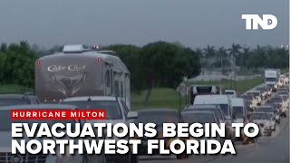 Evacuees head to Northwest Florida to wait out dangerous Hurricane Milton [upl. by Igal]