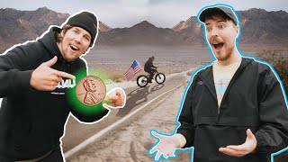 I Biked Across America To Deliver MrBeast a Penny [upl. by Ecilayram]