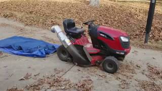 Home Made Lawn Mower Leaf Collector [upl. by Neelav]