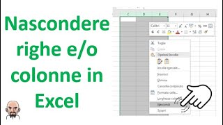 Come nascondere righe eo colonne in Excel [upl. by Ilam]