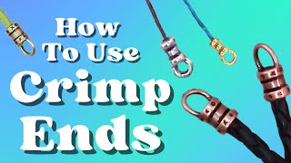 How To Use Crimp Ends In Your Jewelry Design [upl. by Philippe]