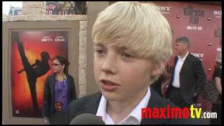 Luke Carberry Interview at quotThe Karate Kidquot Los Angeles Premiere [upl. by Muna]