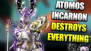 Atomos Incarnon The Explosive Beam Weapon Weapon Build Guide Review [upl. by Bekelja]