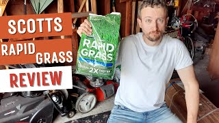 Scotts Rapid Grass Review lawncare scottsrapidgrass lawn [upl. by Philip252]