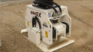 Simex PV vibrating plate compactors for excavators [upl. by Heger]