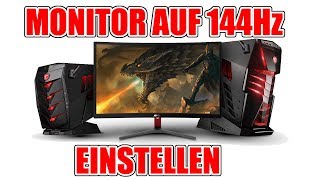 144 Hz MONITOR ZEIGT NUR 60Hz FIXEN  Tutorial DeutschGerman [upl. by Nednarb949]