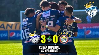 Así fueron los goles  Cobán Imperial 3 vs Xelajú 0  Jornada 4 torneo clausura 2024 [upl. by Eugenle]