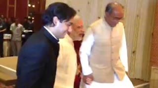 PM Narendra Modi at the wedding reception of Digvijay Singhs son JV [upl. by Luhe]