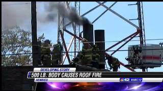 500 pound body leads to fire at cremation plant [upl. by Bick]