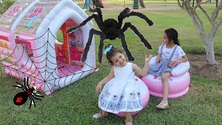 العنكبوت الأسود لدغ سوار  itsy bitsy spider  spider monster story  spider bitten  Playhouse Kids [upl. by Neemsay264]