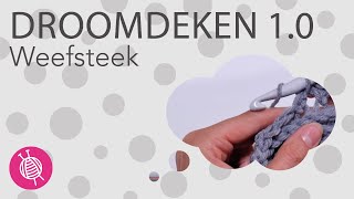 Droomdeken 10  Aflevering 3  Weefsteek haken [upl. by Aiyram]