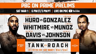 Tank vs Roach FIGHT NIGHT PRELIMS  TankRoach [upl. by Nynahs]