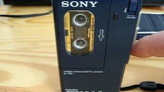 Sony M1PD stereo microcassette corder [upl. by Ranger]