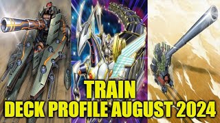 TRAIN RANK 10 DECK PROFILE AUGUST 2024 YUGIOH [upl. by Rosalynd]