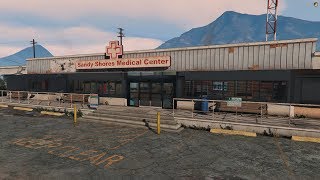 GTA V MLO Open Interior Hospital Sandy Shores Overview by UncleJust [upl. by Eihs]