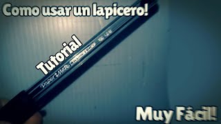 Tutorial de como usar un lapicero [upl. by Ohploda150]