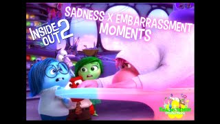 Embarrassment X Sadness Moments In Inside Out 2 [upl. by Egan]