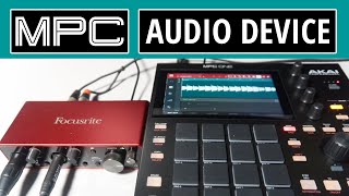 MPC Audio Interface Setup MPC 210 Update Standalone Mode [upl. by Abbey]