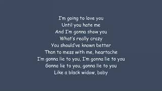 Black Widow Clean Lyrics  Iggy Azeala Rita Ora [upl. by Clio643]