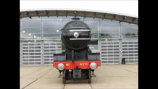 LNER 4771 V2 quotGreen Arrowquot at NRM Shildon [upl. by Zigrang893]