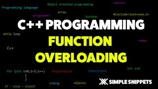 Function Overloading in C Programming [upl. by Tterej]