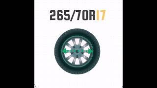 Tire Size 26570r17 In inches [upl. by Saleem]