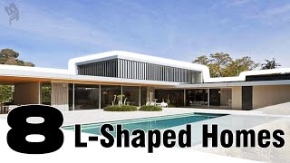 8 Modern LShaped Houses You Will Admire [upl. by Ramirolg]