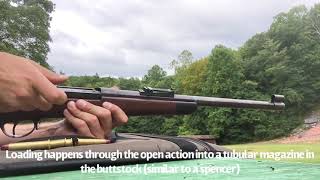 1879 Winchester Hotchkiss test fire 4570 [upl. by Aehr]