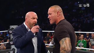 Randy Orton confronts Triple H  WWE SmackDown 10252024 [upl. by Atat795]