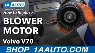 How to Replace Blower Motor 0107 Volvo V70 [upl. by Baelbeer336]